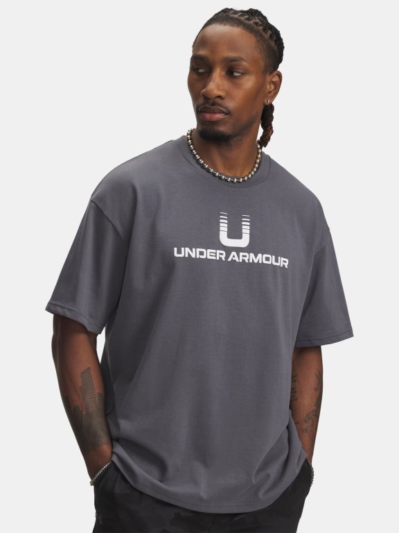 Футболка Under Armour Hwt U Logo SS Man Grey