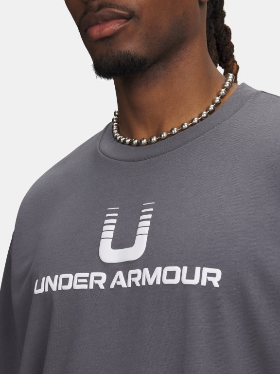 Футболка Under Armour Hwt U Logo SS Man Grey