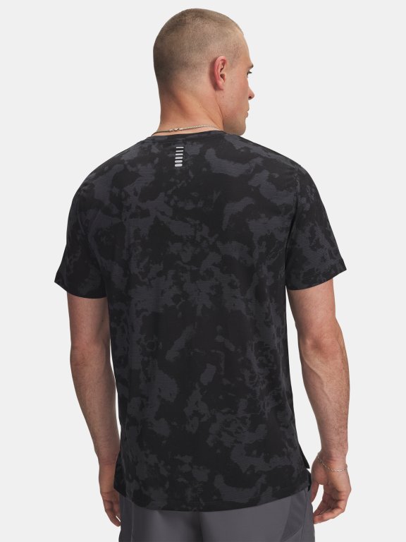 Футболка Under Armour Launch Printed SS Man Grey