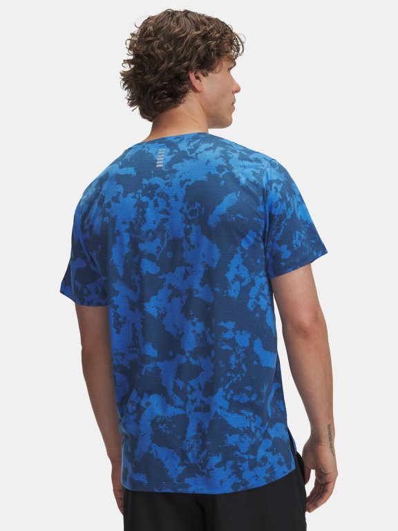 Футболка Under Armour Launch Printed SS Man Blue