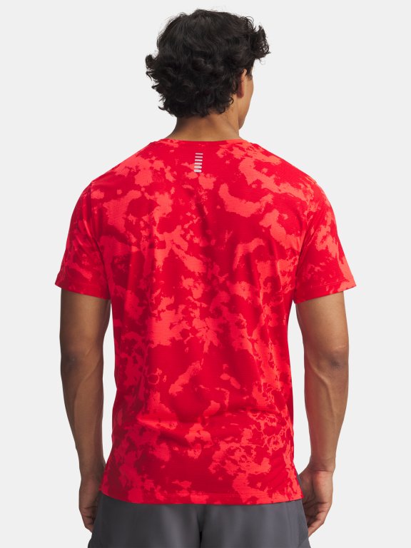 Футболка Under Armour Launch Printed SS Man Red
