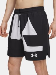Kraťasy Under Armour Zone 7In Wvn Short Grphc Man Black