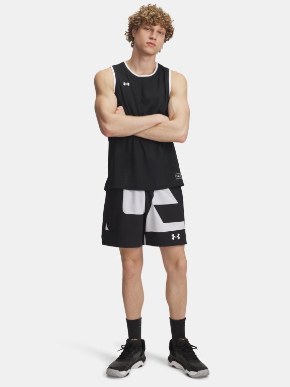 Kraťasy Under Armour Zone 7In Wvn Short Grphc Man Black