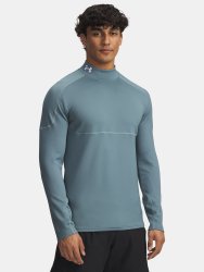 Футболка Under Armour Cold Weather Grid LS Mock Man Blue