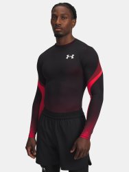 Футболка Under Armour Heatgear Sub Crew LS Man Red