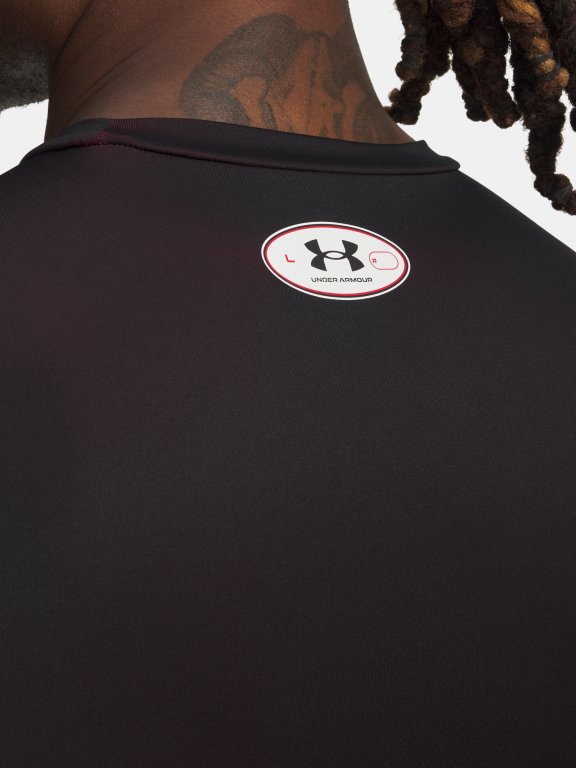 Футболка Under Armour Heatgear Sub Crew LS Man Red