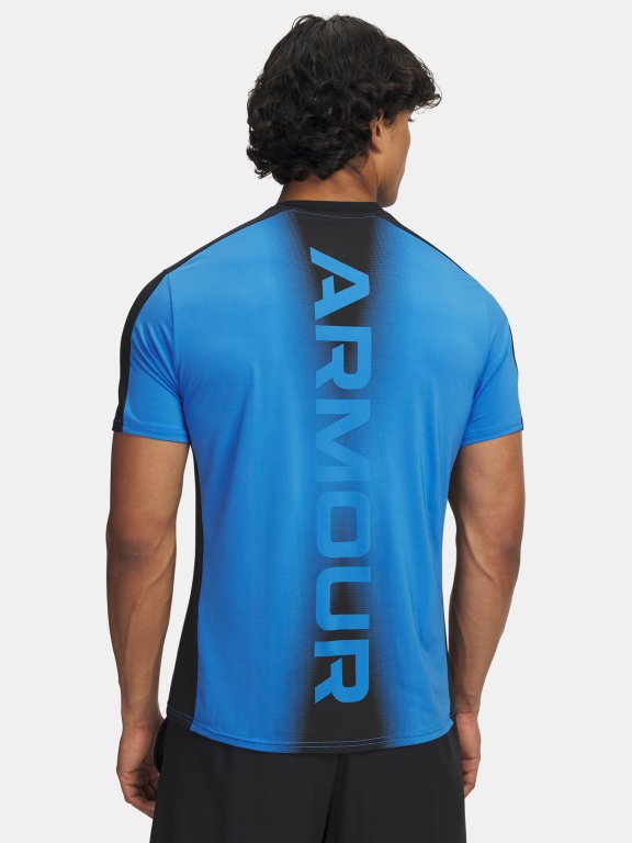 Футболка Under Armour HG Wordmark SS Man Blue