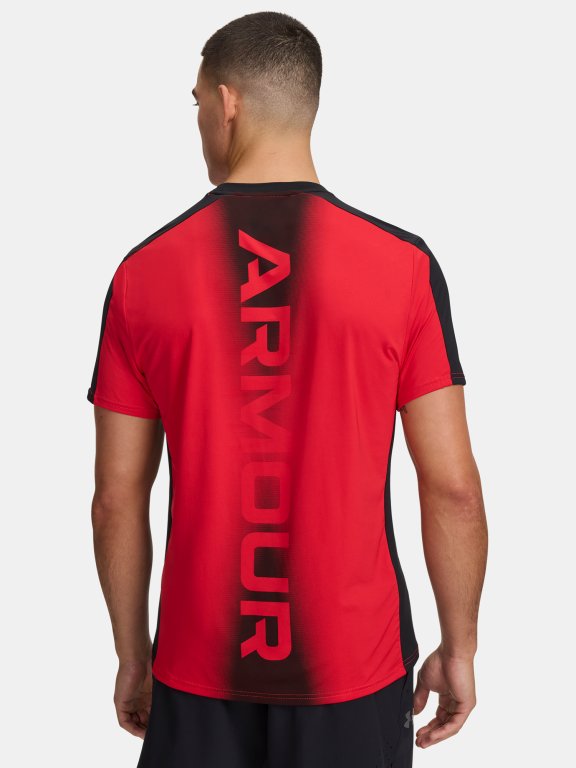 Футболка Under Armour HG Wordmark SS Man Red