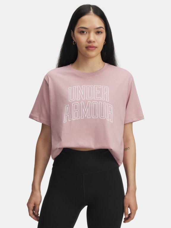 Футболка Under Armour Rival Os Campus Tee Wmn Pink