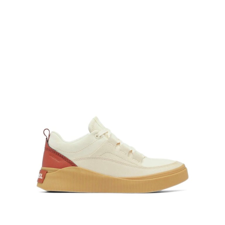 Взуття Sorel Out N About™ IV Low Sneaker WP W - бежевий/червоний