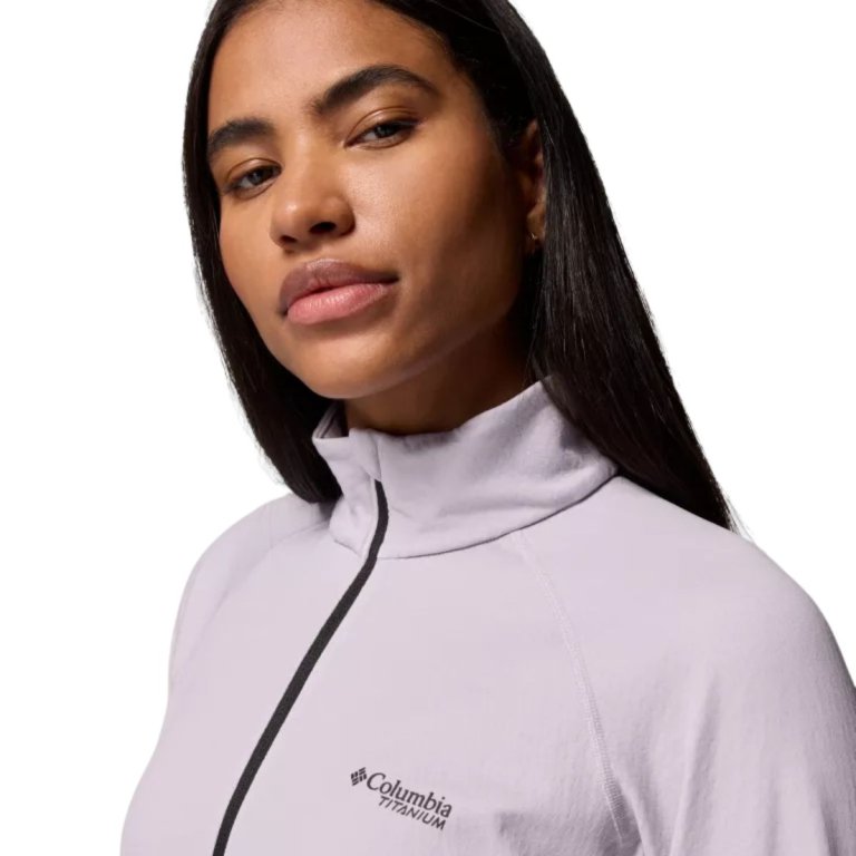 Футболка Columbia DriVenture™ Half Zip W - фіолетова