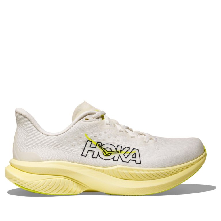 Кросівки Hoka Mach 6 W - біло/жовті