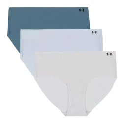 Труси Under Armour Pure Stretch NS Hip-3pk W - синьо/білі