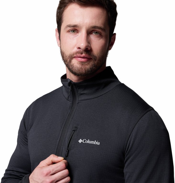Кофта Columbia Essential Hike™ Grid Fleece Full Zip M - чорна