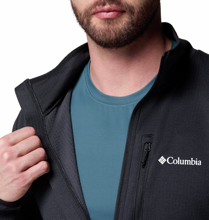 Кофта Columbia Essential Hike™ Grid Fleece Full Zip M - чорна