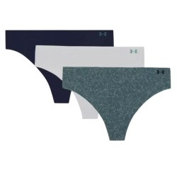 Стрінги Under Armour Pure Stretch NS Thong-3pk W - синьо/сірі
