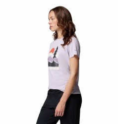 Футболка Columbia Ruby Springs™ Graphic Fitted SS W - фіолетова