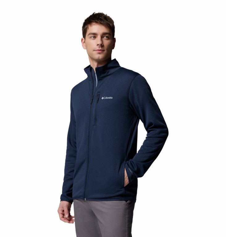 Кофта Columbia Essential Hike™ Grid Fleece Full Zip M - синя