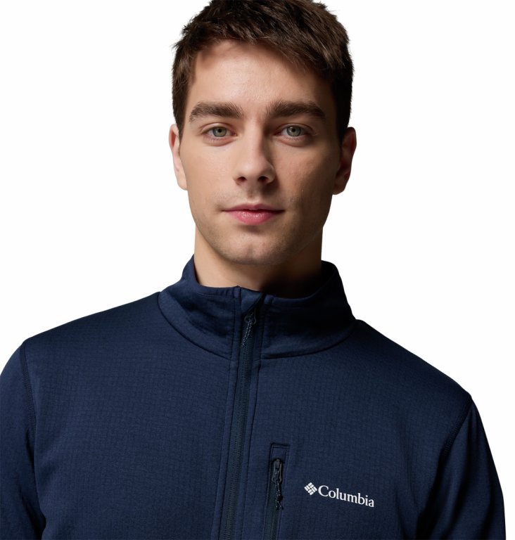 Кофта Columbia Essential Hike™ Grid Fleece Full Zip M - синя