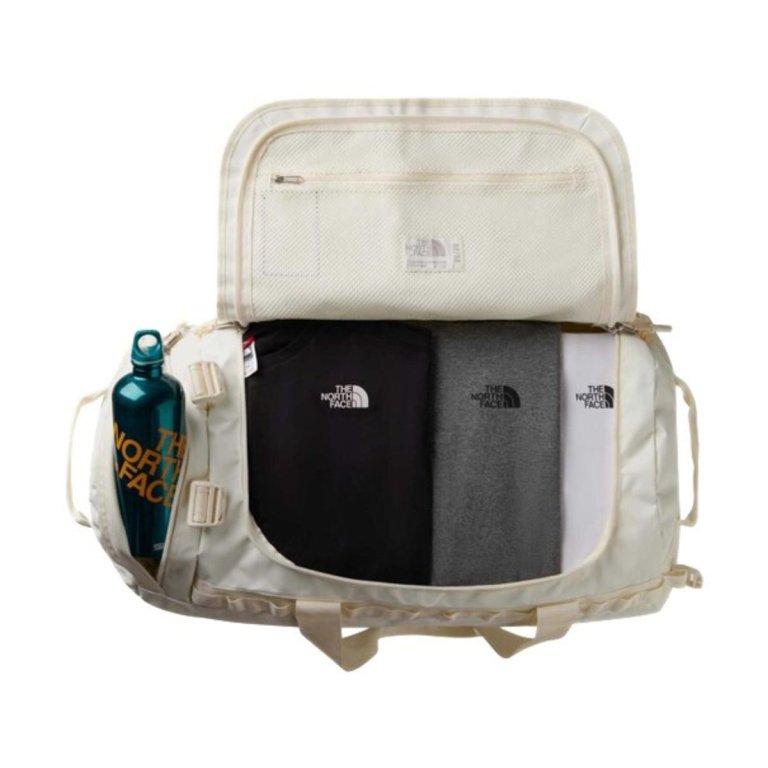 Cestovní taška The North Face Base Camp Duffel Travelbag - bílá/béžová