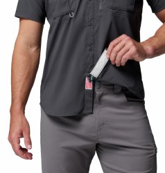 Сорочка Columbia PFG Bahama™ Elite SS Shirt M - сіра