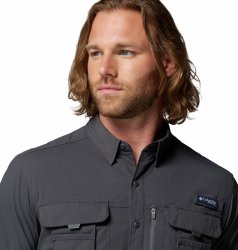 Сорочка Columbia PFG Bahama™ Elite SS Shirt M - сіра
