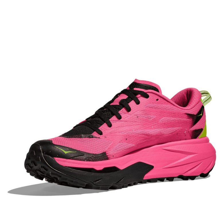 Кросівки Hoka Mafate 5 M - рожево/чорні