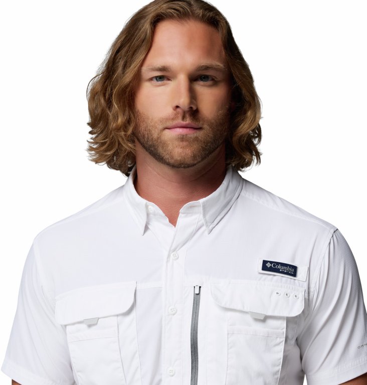 Сорочка Columbia PFG Bahama™ Elite SS Shirt M - біла