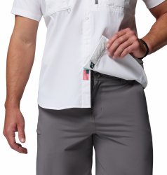 Сорочка Columbia PFG Bahama™ Elite SS Shirt M - біла