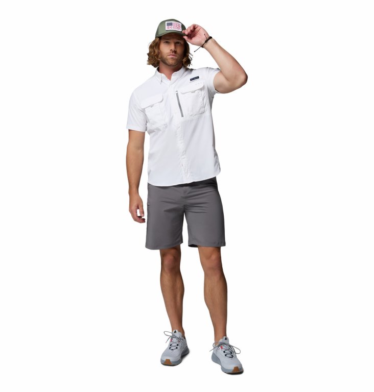 Сорочка Columbia PFG Bahama™ Elite SS Shirt M - біла