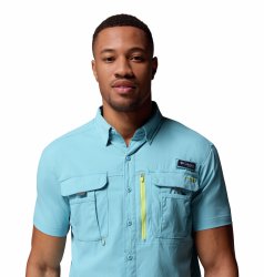 Сорочка Columbia Bahama™ Elite SS Shirt M - синя