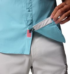 Сорочка Columbia Bahama™ Elite SS Shirt M - синя
