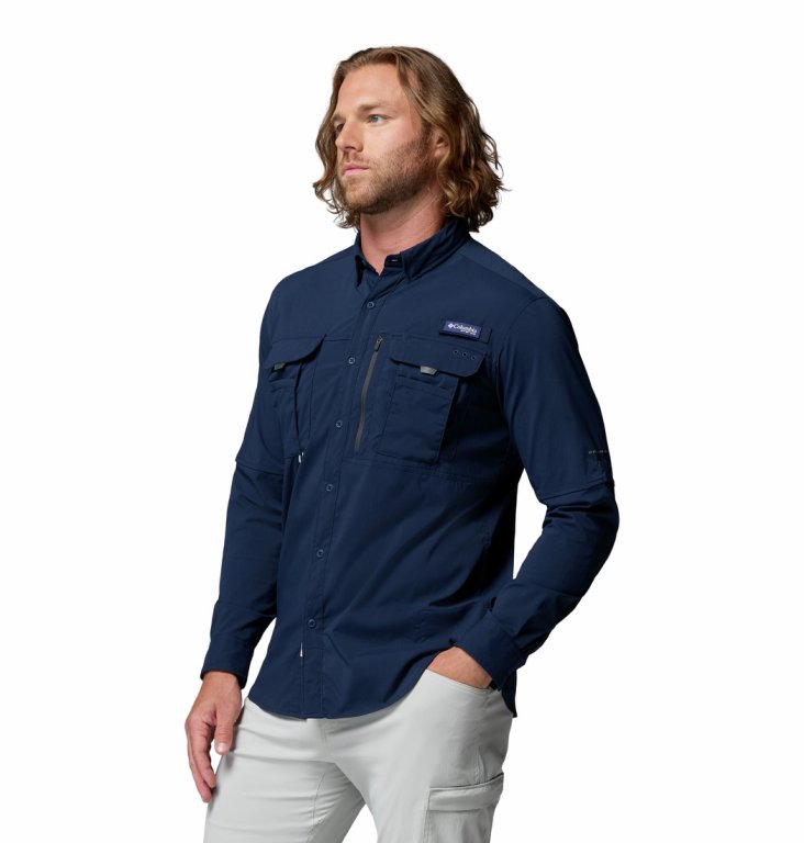 Сорочка Columbia Bahama™ Elite LS Shirt M - синя