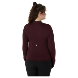 Футболка Asics Road Winter Seamless LS Top W - бордова