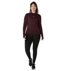 Футболка Asics Road Winter Seamless LS Top W - бордова