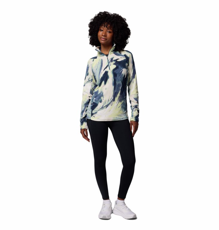 Світшот Columbia Glacial™ IV Print 1/2 Zip W - синьо/білий