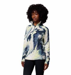 Світшот Columbia Glacial™ IV Print 1/2 Zip W - синьо/білий
