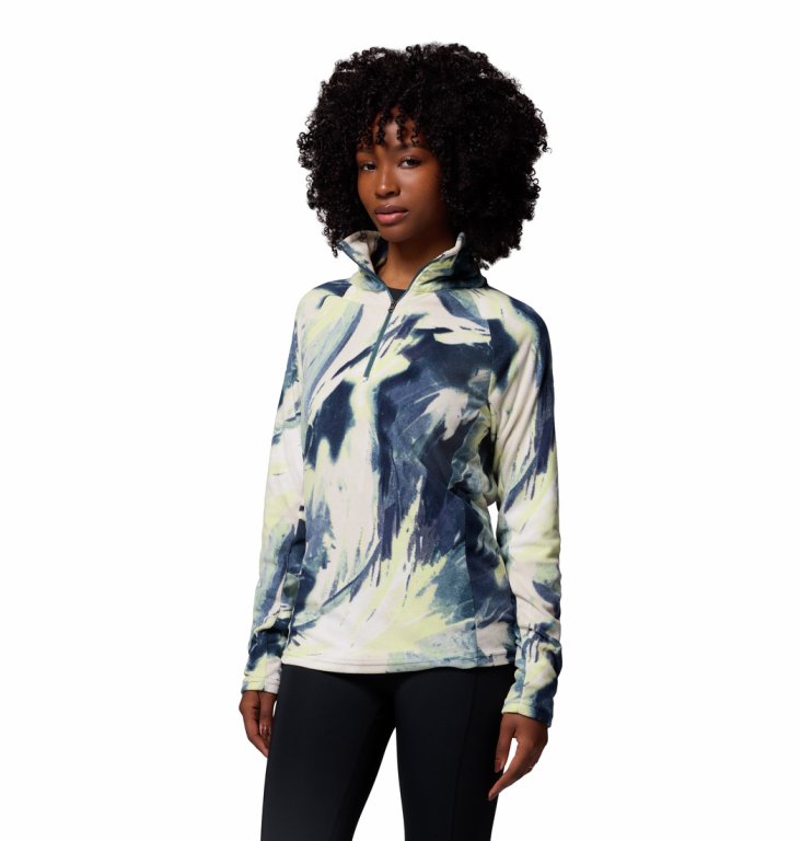 Світшот Columbia Glacial™ IV Print 1/2 Zip W - синьо/білий