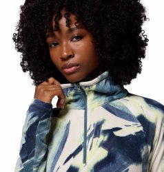 Світшот Columbia Glacial™ IV Print 1/2 Zip W - синьо/білий