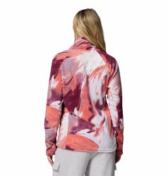 Світшот Columbia Glacial™ IV Print 1/2 Zip W - рожево/білий