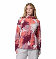 Світшот Columbia Glacial™ IV Print 1/2 Zip W - рожево/білий