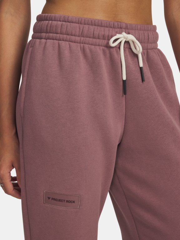 Kalhoty Under Armour Project Rock Icon Pant Wmn Red