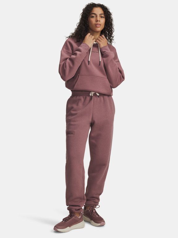 Kalhoty Under Armour Project Rock Icon Pant Wmn Red