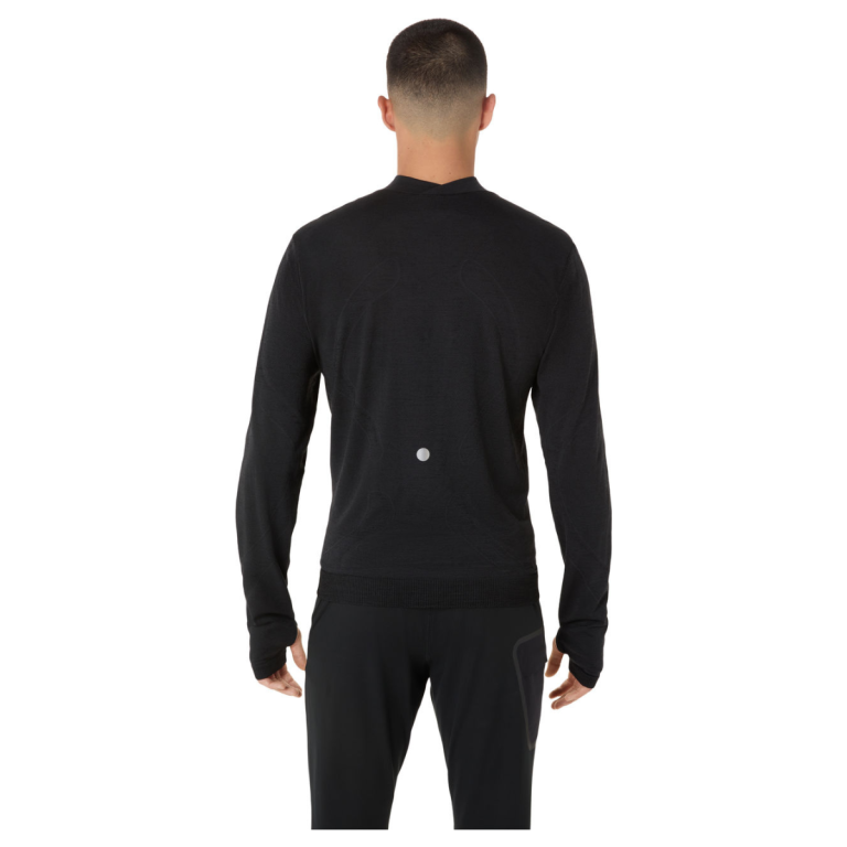 Tričko Asics Road Winter Seamless LS Top M - černá