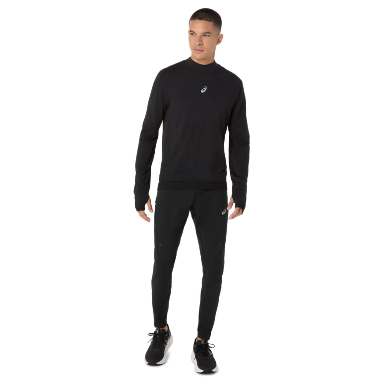 Tričko Asics Road Winter Seamless LS Top M - černá