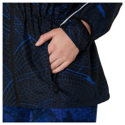 Куртка Asics Road Lite-Show Packable Jacket W - чорно/синя