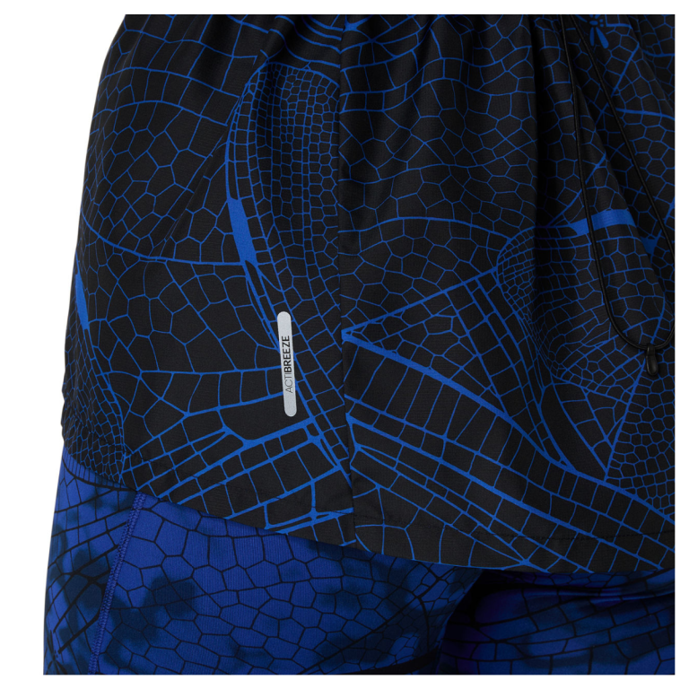 Куртка Asics Road Lite-Show Packable Jacket W - чорно/синя
