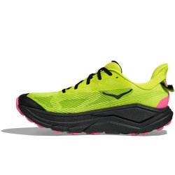 Кросівки Hoka Challenger 8 M - зелено/чорно/рожеві