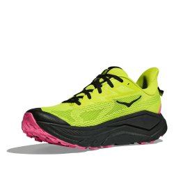 Кросівки Hoka Challenger 8 M - зелено/чорно/рожеві