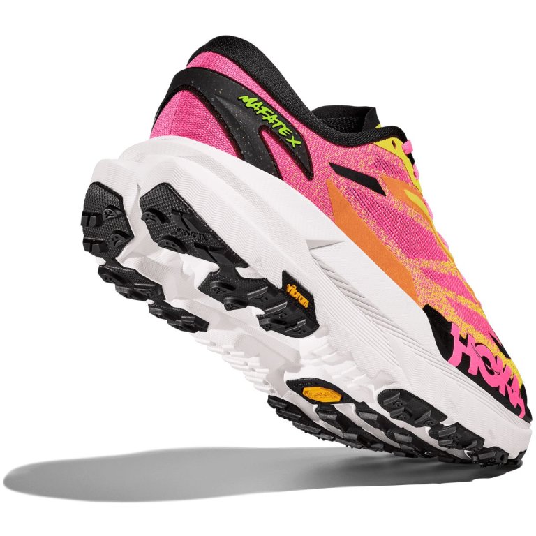 Кросівки Hoka Mafate X M - рожево/жовто/чорні